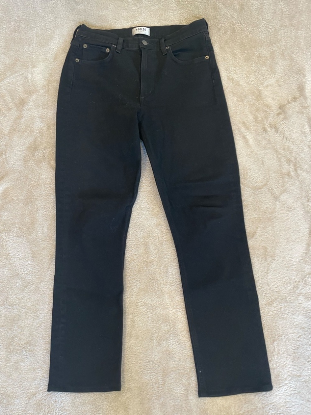 Great AGOLDE Jeans! Black in color and size 27